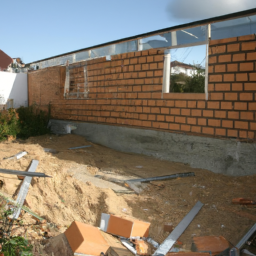 Agrandissement terrasse pour espace de jeu pour enfants Obernai